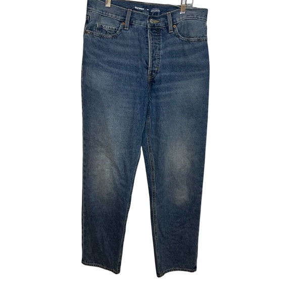 Old Navy jeans straight extra high rise sky high straight size 10 - Picture 1 of 9